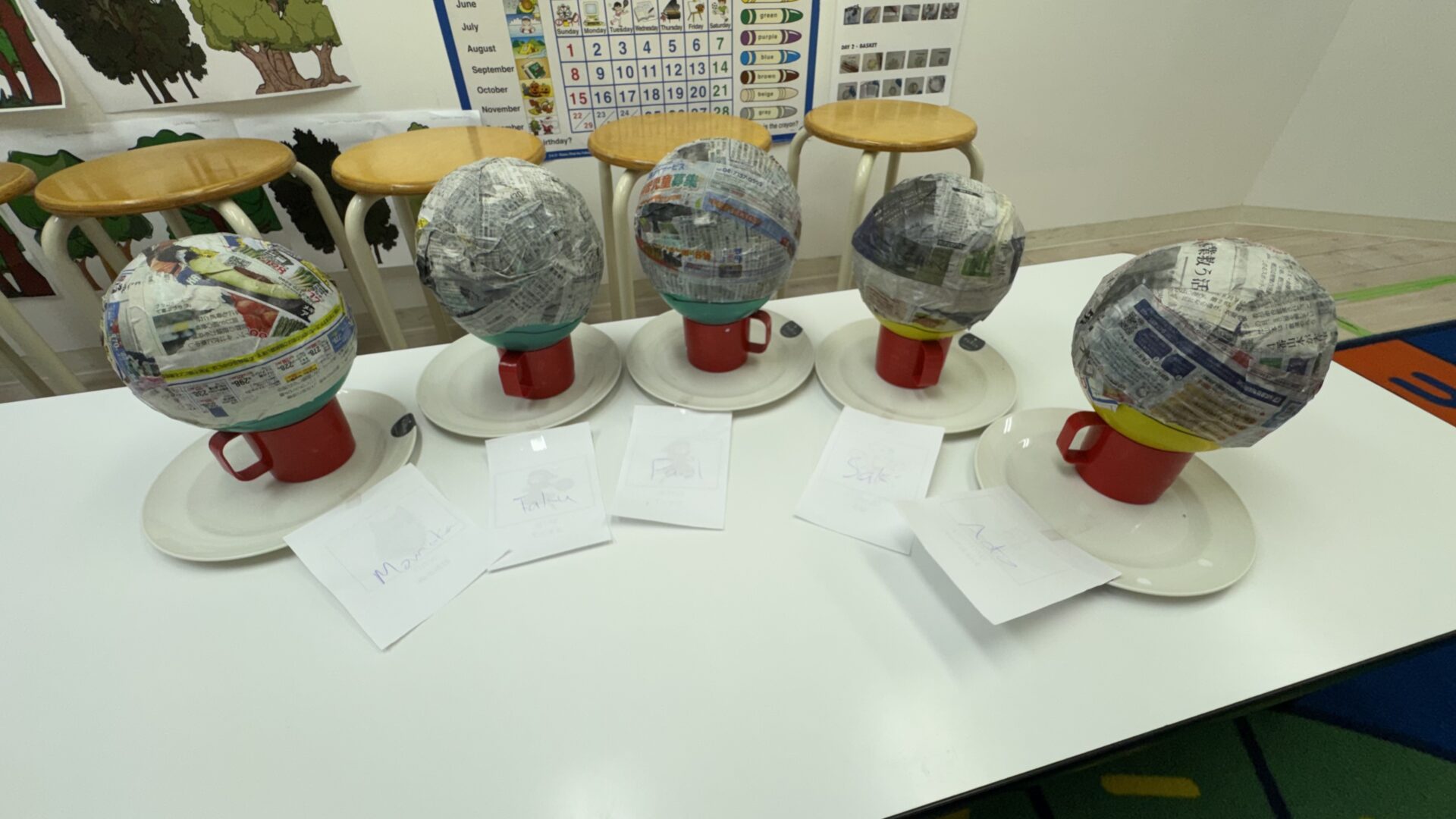 Paper mache making